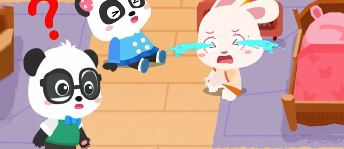 Baby Panda Kindergarten Teacher #2 - Oh No! Momo Fell Down! Let's Help Her - Babybus Games