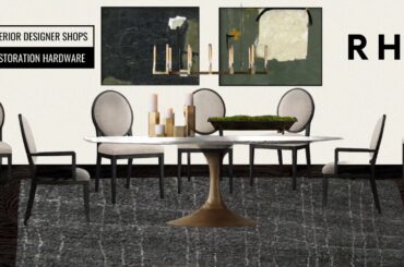 Restoration Hardware Dining Room Created by an Interior Designer