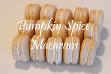 Pumpkin Spice French Macarons With Pumpkin Buttercream - French Macaron Recipe