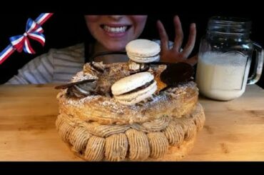PARIS BREST | French Food | ASMR | Eating sounds (No talking)