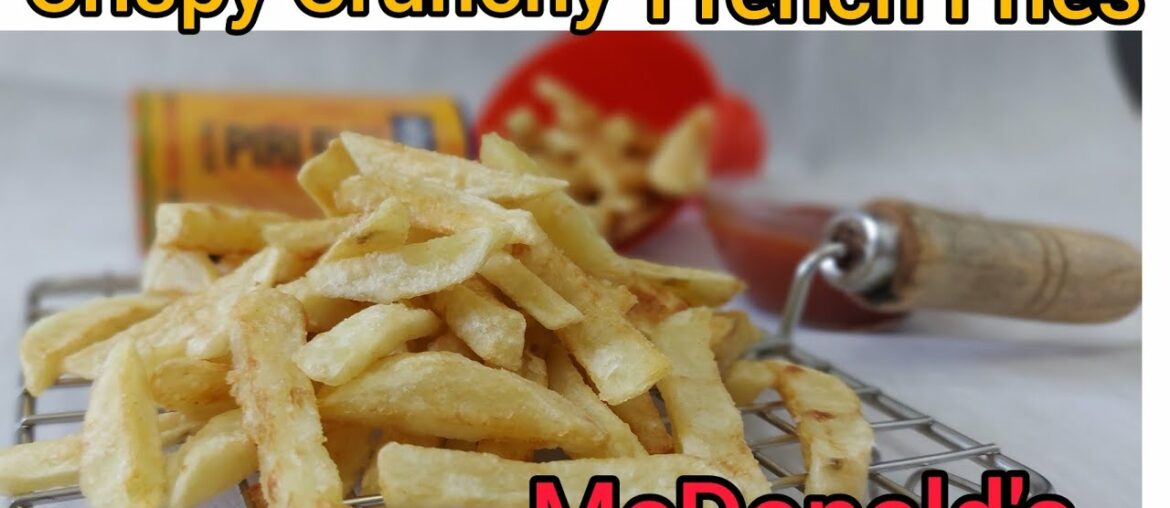 Perfect McDonald's French fries at home | French Fries Recipe | Home Made Perfect French Fries