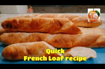 French loaf recipe quick French baguette recipe