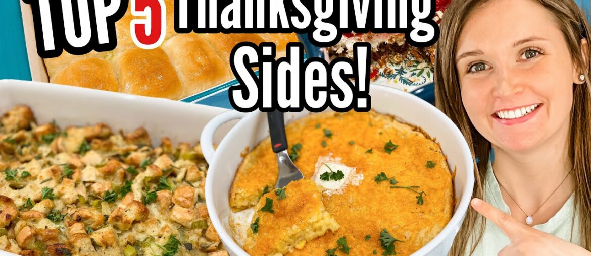 5 of the BEST Thanksgiving Side Dishes! | Tried & True EASY Holiday Recipes! | Julia Pacheco