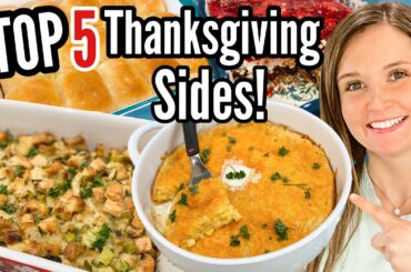 5 of the BEST Thanksgiving Side Dishes! | Tried & True EASY Holiday Recipes! | Julia Pacheco