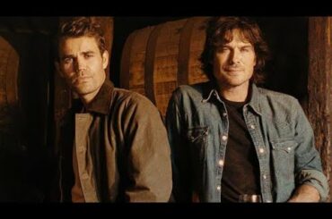 Hollywood Actors IAN SOMERHALDER and PAUL WESLEY Go on Live Brother's Bonding for a Wine!