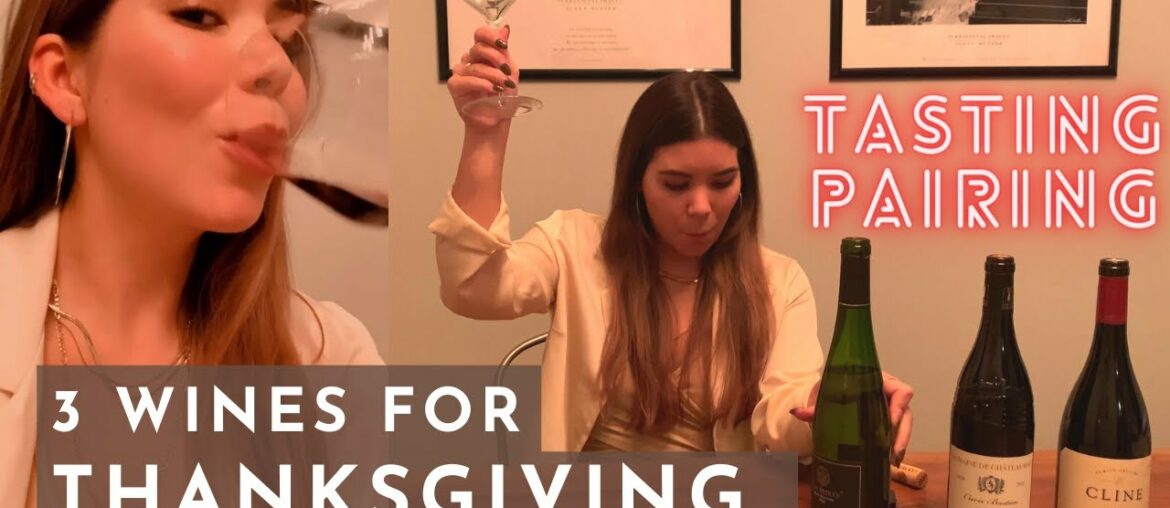 3 Thanksgiving Wines | Wine Tasting | Wine Pairing