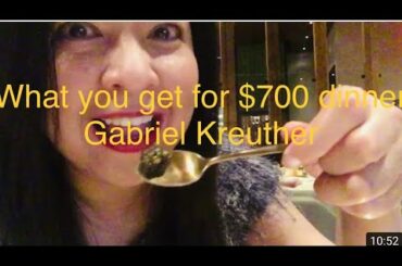 French Gabriel Kreuther Luxury Restaurant Review What you get for $700 dinner?