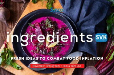 Food Show, Virtual | ingredients, Combating Food Inflation Part 3 | SVK Network