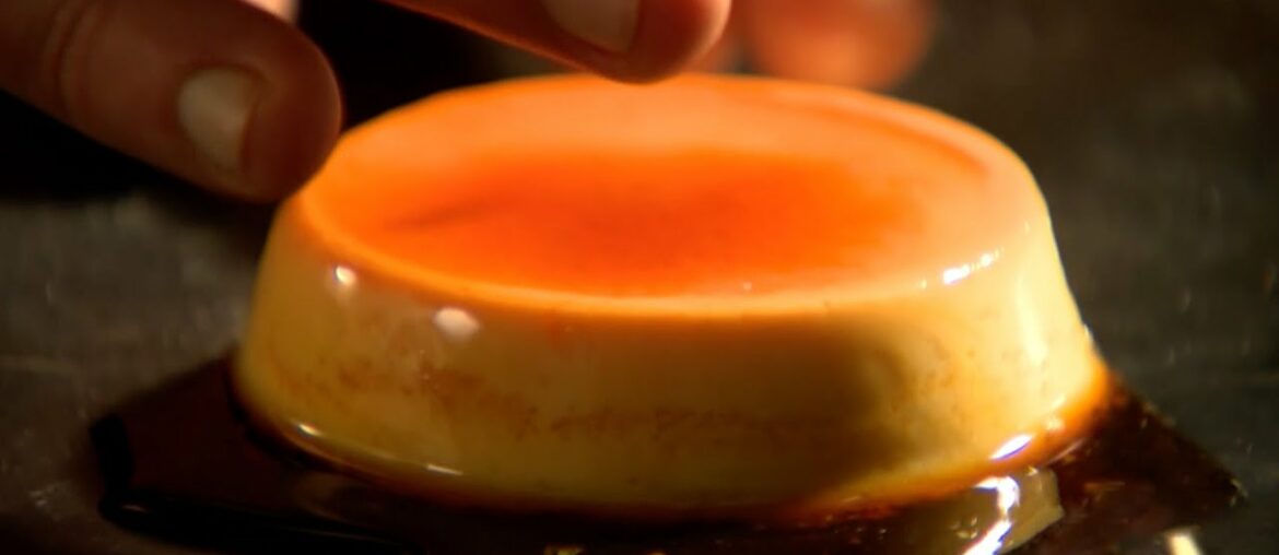Gordon Ramsay's Lavender Creme Caramel Dessert