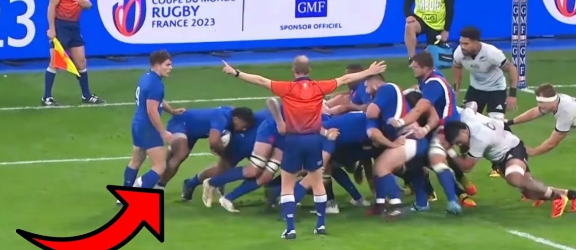 France continue DOMINATION over All Blacks through Peato Mauvaka brace of 1st half tries!