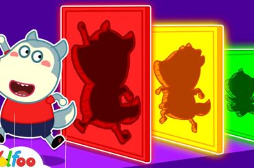 Wolfoo Plays With Mystery Shape Door Challenge - Wolfoo Kids Stories | Wolfoo Family Kids Cartoon