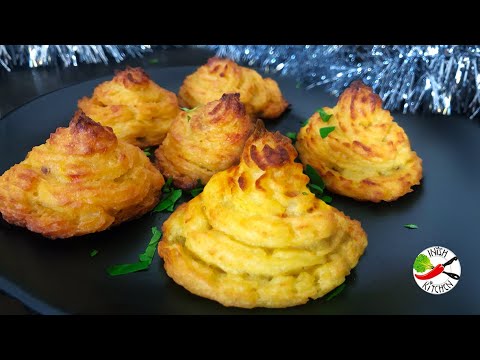 DUCHESS POTATO Stuffed with ACHARI PANNEER / French-Indian fusion / Snack recipe #Breakfast DUCHESS POTATO Stuffed with ACHARI PANNEER / French-Indian fusion / Snack recipe #Breakfast