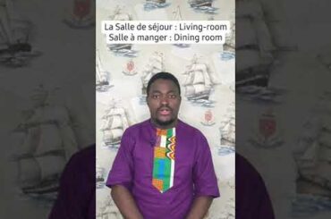 Let's Learn House vocabulary in French Language