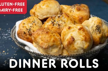 Soft & Chewy Gluten Free French Bread Dinner Rolls Recipe for Thanksgiving | Dairy Free Too!