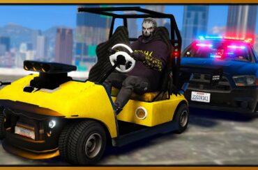 GTA 5 Roleplay - Fast Sports Golf Car Embarrassing Cops | RedlineRP