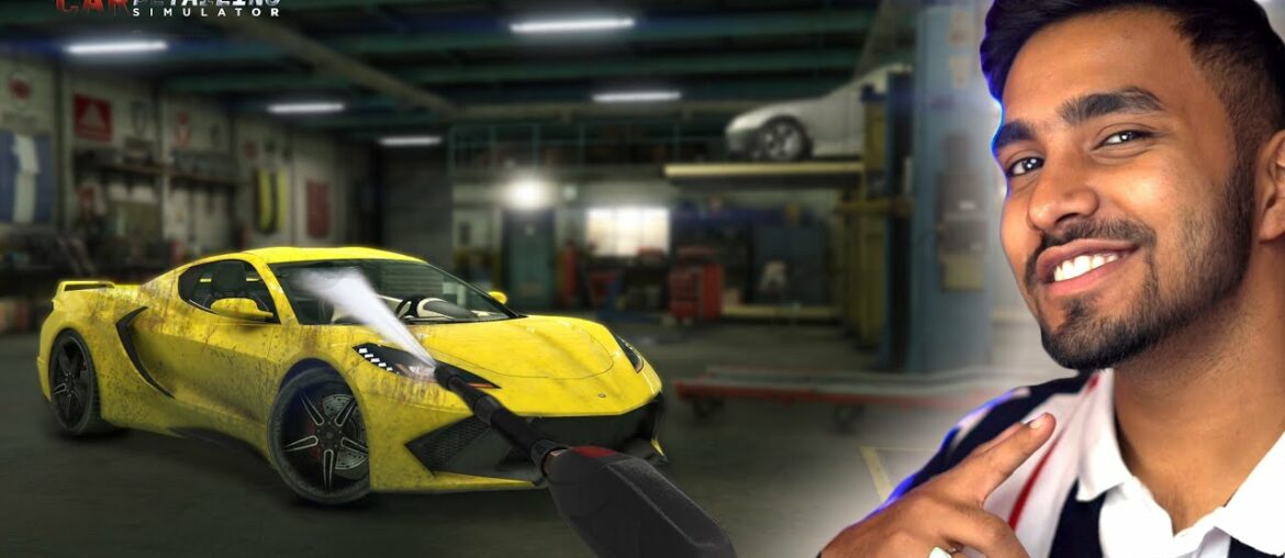 CLEANING A DUSTY LUXURY CAR