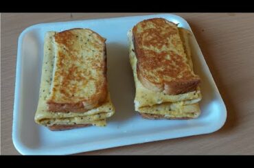 French Toast Omelette Sandwich | Egg Toast Recipe By Shahida's Kitchen