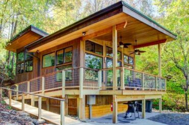 Absolutely Gorgeous The French Broad Chalet Cottage House | Lovely Tiny House