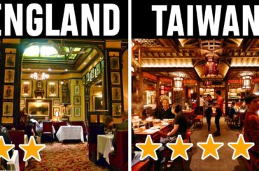 Countries Around The World That Have The MOST Michelin Star Restaurants!