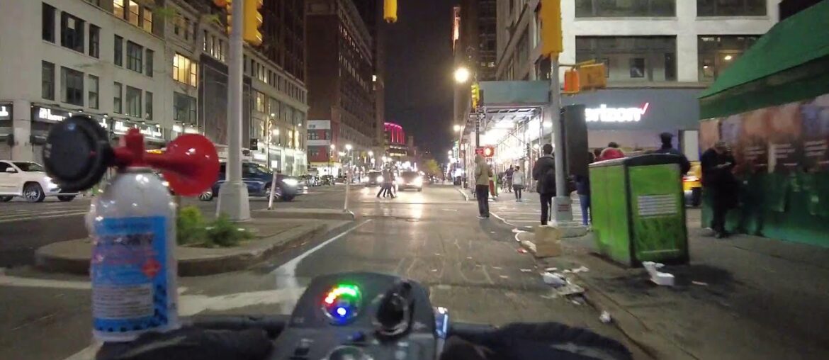 NYC Live Thanksgiving Mobility Scooter Trolling