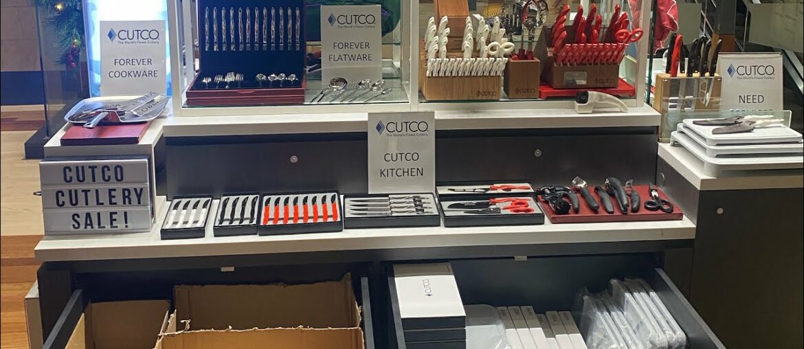 Cutco Mall Display | Year End Deals [Black Friday, Cyber Monday, & Bargain Bin]