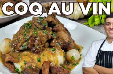 Best Chicken Stew for Dinner | Coq Au Vin | Recipe by Lounging with Lenny