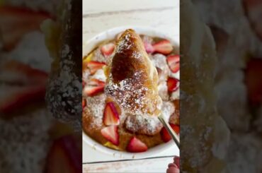 Strawberry Cheesecake Croissant French | cooking recipes #shorts
