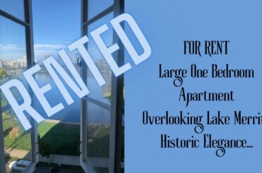 FOR RENT - Elegant, historic, one bedroom apartment, overlooking Lake Merritt in Oakland. RENTED