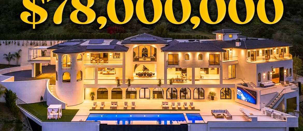 Touring a $78,000,000 NEVER BEFORE SEEN Bel Air MEGA Mansion