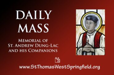 Daily Mass Wednesday, November 24, 2021