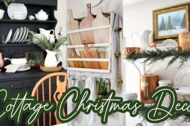 COZY CHRISTMAS DECORATE WITH ME | FRENCH COUNTRY | CHRISTMAS DINING ROOM DECOR