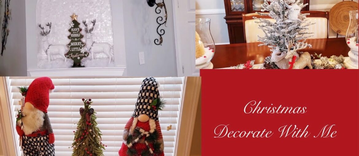 CHRISTMAS DECORATE WITH ME 2021 | (PART 3) FORMAL DINING, ARCH NICHE & FRENCH DOOR