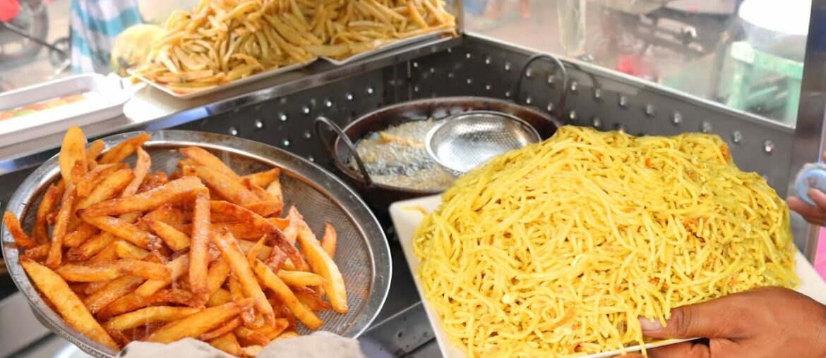 Bangladesh Street Food French Fry, Noodles, Chicken Fry | Amazing Street Food Compilation Bangladesh