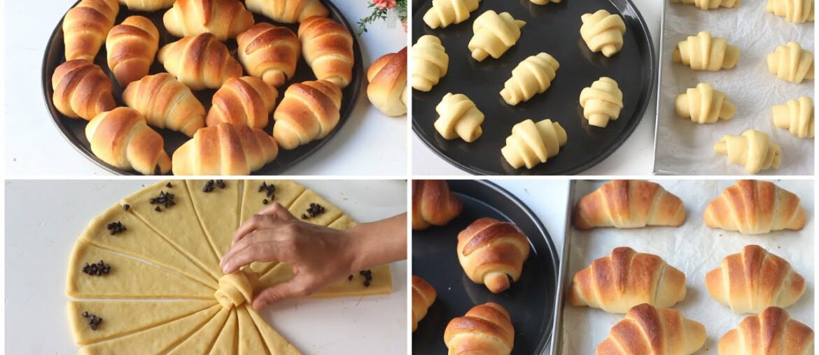 Croissant Recipe || Chocolate Croissant recipe||  French Croissant