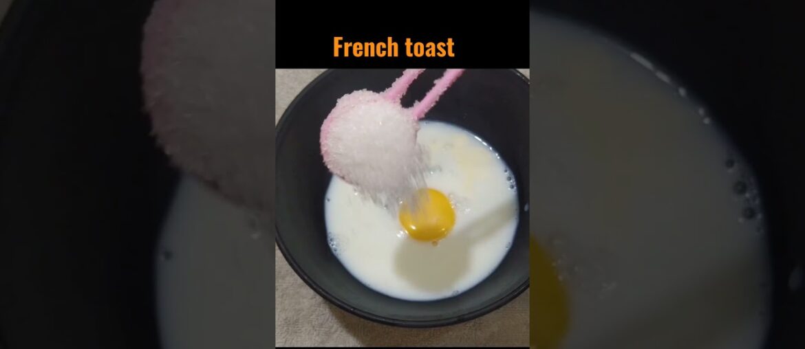 Very easy breakfast recipe/French toast/bread recipe #shorts