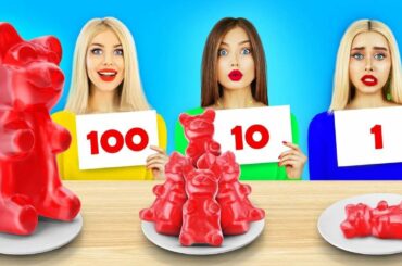 100 Layers of Chocolate Food Challenge | Epic Chocolate Battle for 24 HRS! Sweet Mukbang by RATATA