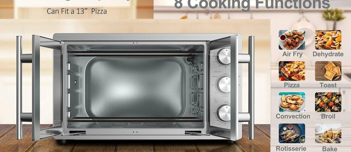 Air Fryer with French Door Galanz Toaster Oven