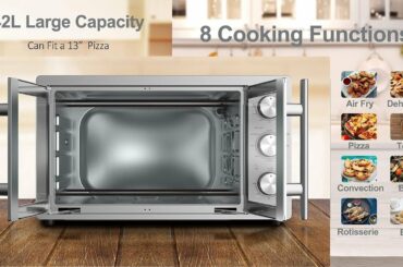 Air Fryer with French Door Galanz Toaster Oven