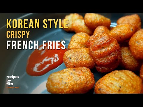 Korean Style Crispy French Fries | Recipes By Fiza Korean Style Crispy French Fries | Recipes By Fiza