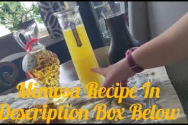 Jill's Thanksgiving Wine Choice and Her Mimosa Recipe