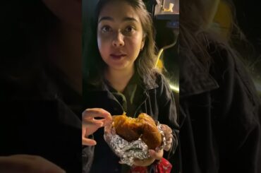 Food truck serving tasty prawns fried rice|indian street food| French fries froyo#shorts #hyderabad