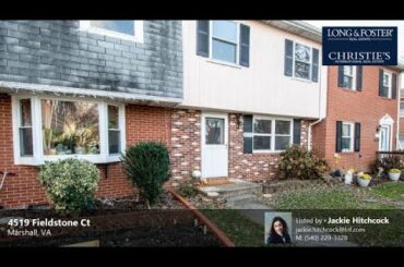 Sale: 3 Beds - 1 Bath - 1240 sq ft - Marshall - VA [$235,000] MLS #: VAFQ2001968