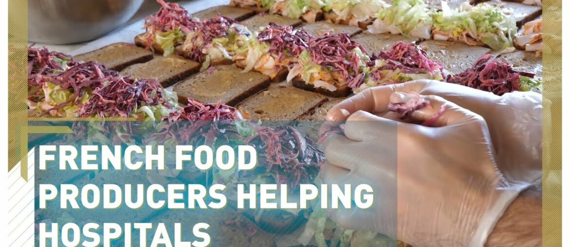 French food producers helping hospitals
