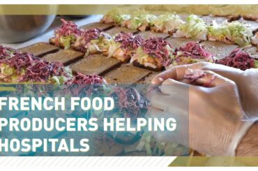French food producers helping hospitals