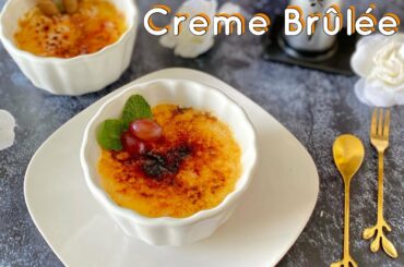 Creme Brulee Recipe | Cook with Comali Ashwin Recipe | easy creme brulee | French desserts