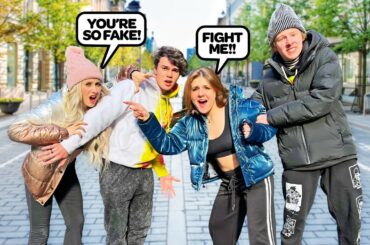 FIGHTING IN FRONT OF OUR BOYFRIENDS PRANK!!