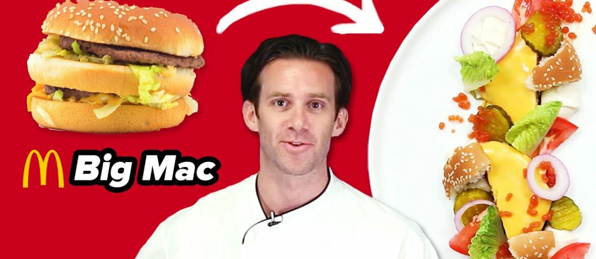 Gourmet Chef Makes A Big Mac Super Fancy