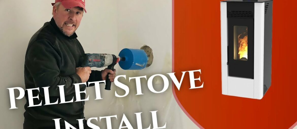 CHATEAU DINING ROOM RENOVATION - DIY WOOD PELLET STOVE INSTALL