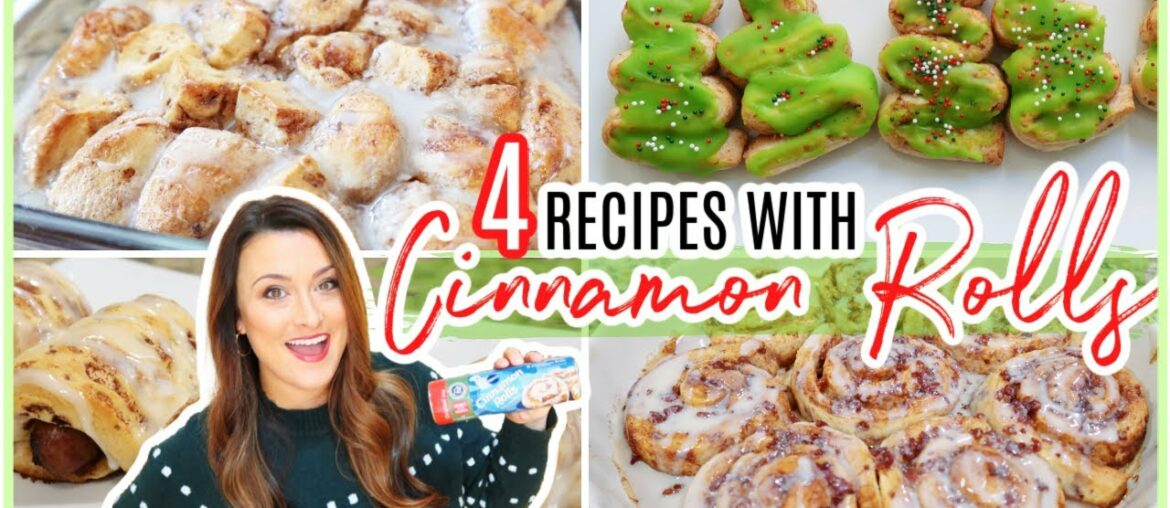 4 DELICIOUS RECIPES USING CANNED CINNAMON ROLLS | HOLIDAY BREAKFAST IDEAS | Cook Clean And Repeat 4 DELICIOUS RECIPES USING CANNED CINNAMON ROLLS | HOLIDAY BREAKFAST IDEAS | Cook Clean And Repeat