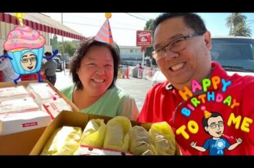 Bill's Birthday!! | 3 Meal Party | King's Hawaiian | Pizza Hut | Tommy's World Famous Hamburgers